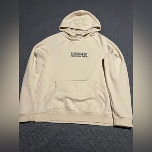 Original Eras Tour Merch - Women’s Medium Cream Hoodie - EUC